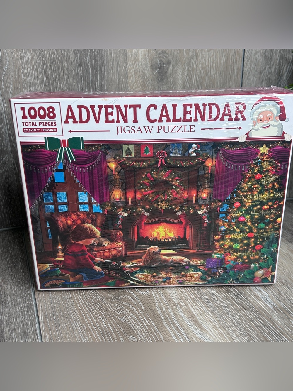 🎄 Advent Calendar 1008‑Piece Jigsaw Puzzle — Christmas Countdown Family Activity
